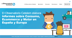 Desktop Screenshot of elobservatoriocetelem.es